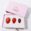 Oeuf agate rouge