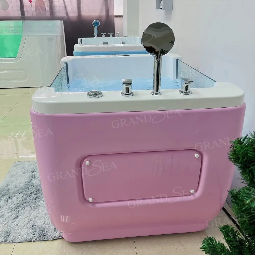 Factory Customized High Quality Children's Spa Massage Swimming Bathtub Ozone Bubble Baby Bath Tub Jet Spa Bathtub