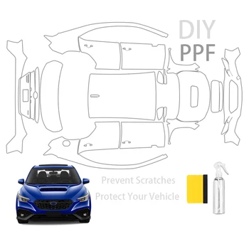 PPF Pre Cut Car Transparent Protection Film For Subaru BRZ 2021 2022 2023 Doors Front Bumper Trunk Clear Accessories