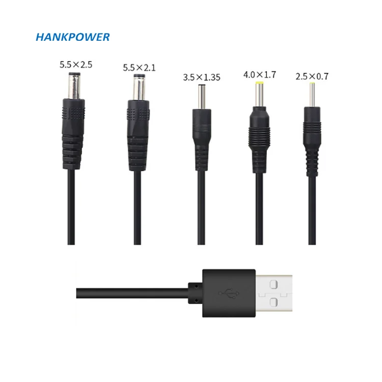 USB to DC Cable, Ancable 1M USB Power Cable Universal Charger