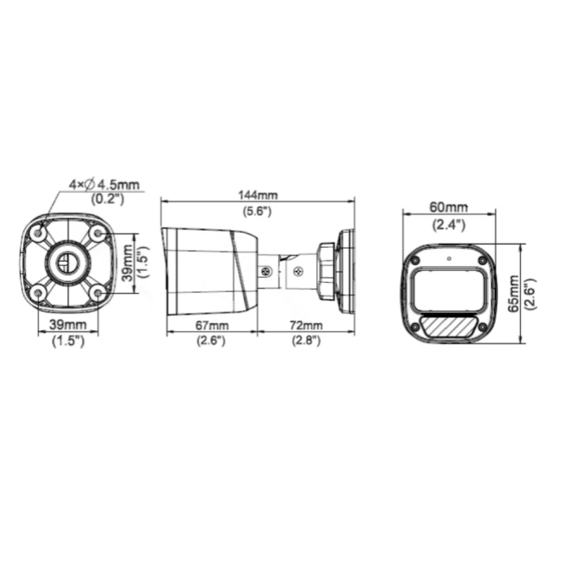 Uniarch 2023 Cheap And Easy To Operate Network Camera Ipc-b122-apf28(40 ...