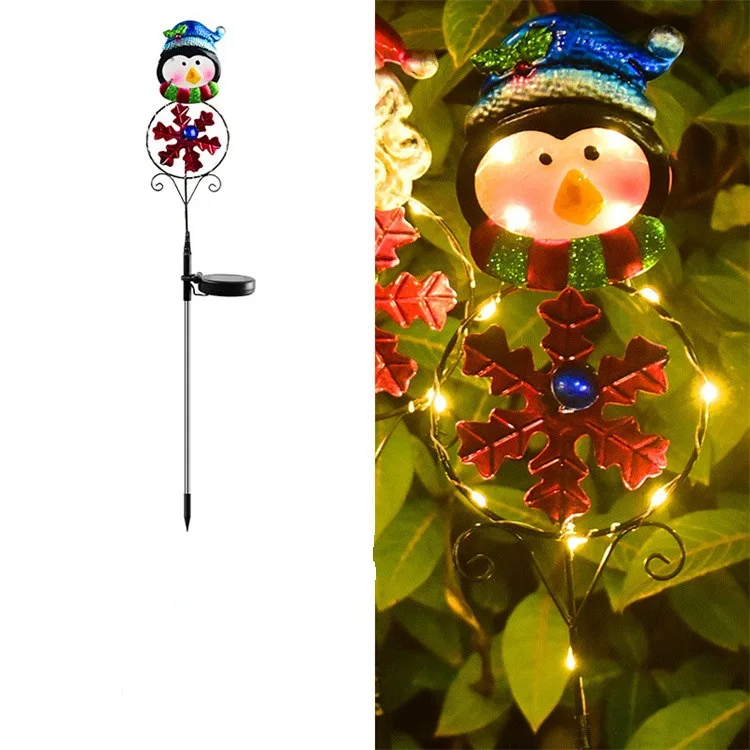 Weihnachts-Solarleuchten Weihnachtsmann - Gartenstecker Lampe