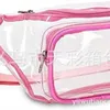 Pink waist bag with front pocket