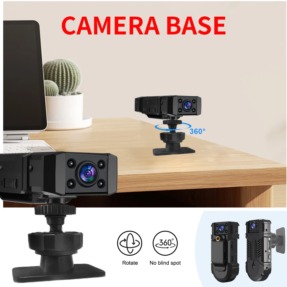 L13 Mini WiFi Body Camera – 1080P HD Sports Camcorder With Night Vision, 270° Rotation, Type-C (No SD Card)