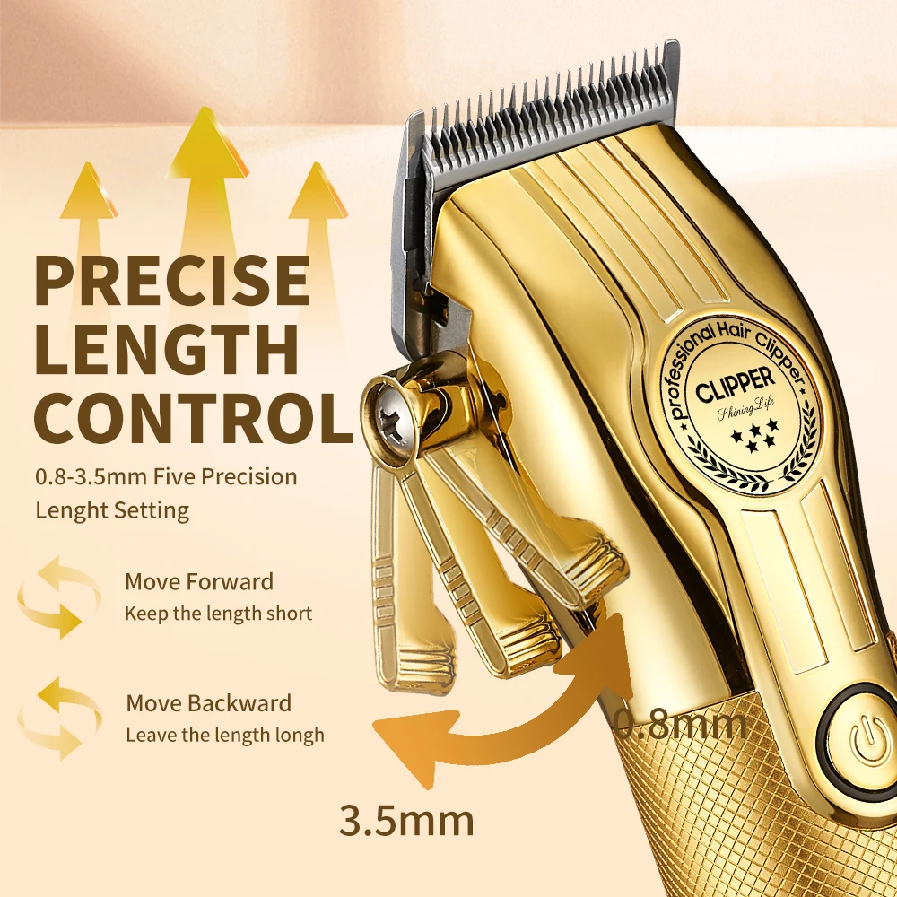 LED Display Rechargeable Electric Hair for Clipper New Model Stainless Steel for Home Hotel Use English Operating Instructions supplier