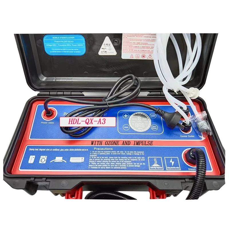 Ozone Portable Steam Cleaner Machine 110V 1700W 220V 3500W High Temp Steaming Machine for Car Detailing Household Dirt Removal