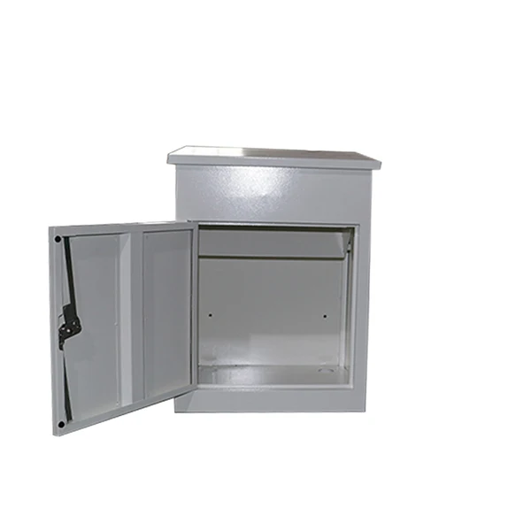 Smart Galvanized Steel Box Parcel Delivery Box Drop Box With Handle Parcel Safe