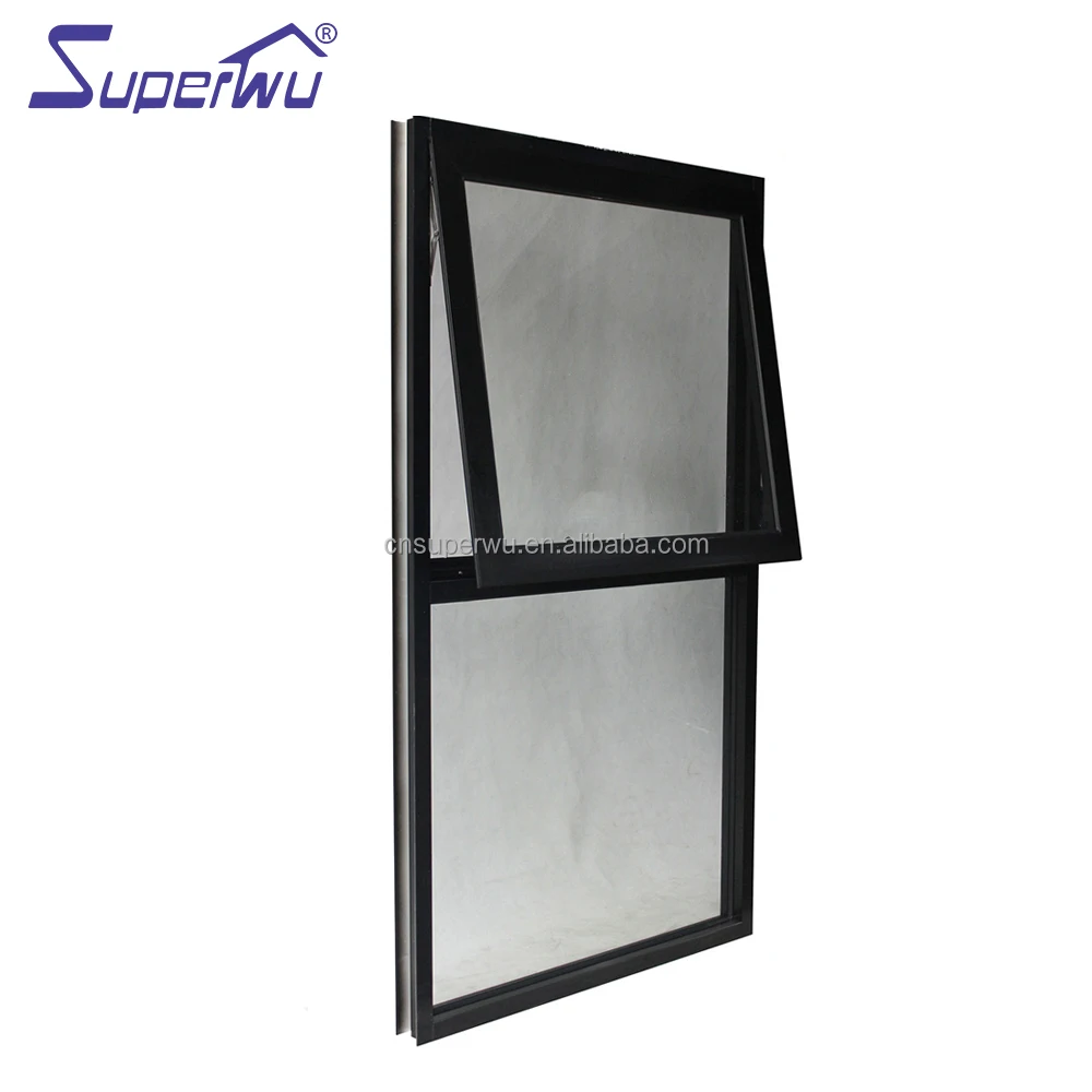 NFRC certificated window Thermally-efficient Aluminum Triple Pane awning Window