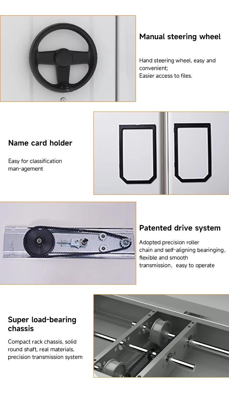 High Density Mobile Shelving Archive Compactor Bulk Filing
