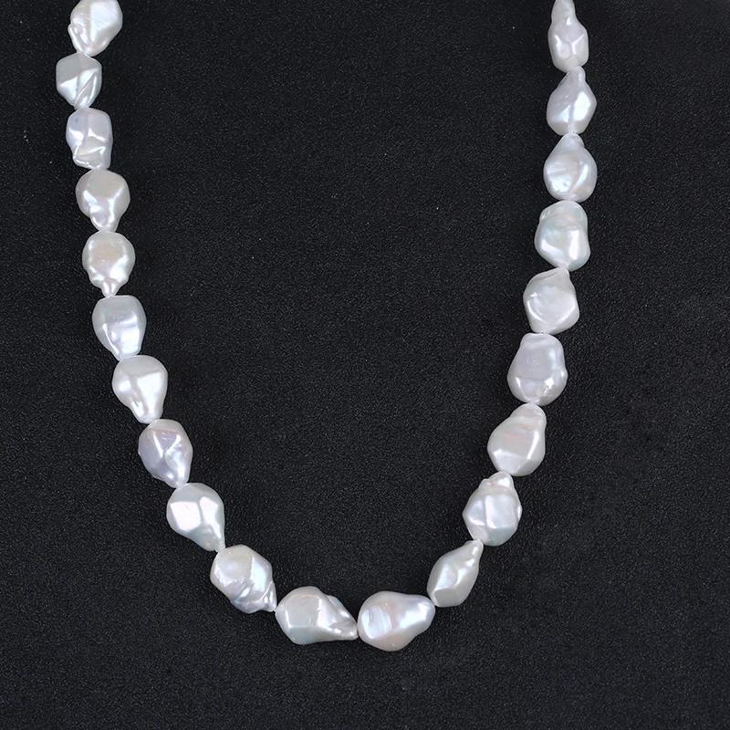 Алмазные бусины из пресноводного жемчуга для изготовления ювелирных изделий