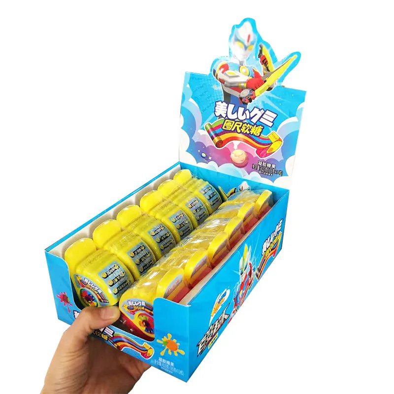 Wholesale Sweet And Super Sour Gummy Strip Bulk Packs Gel Chews Belts