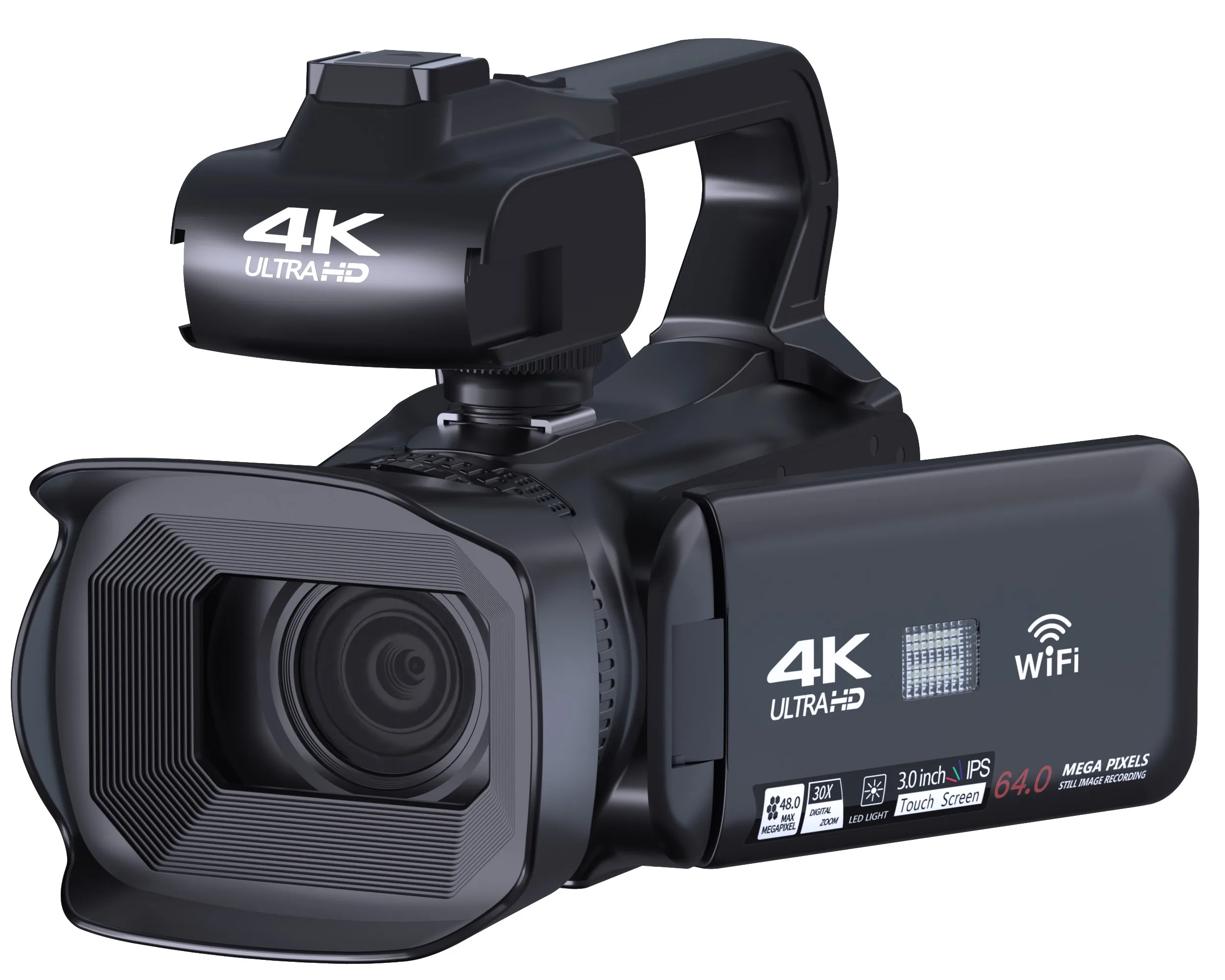 ZIHOTEK Camcorder - 4K 60FPS Video Camera with IR Night Vision