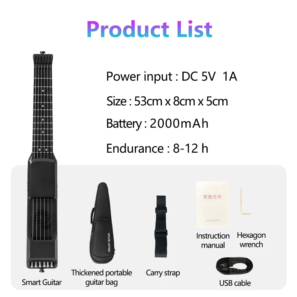Smart Guitar with MIDI Function and App Connectivity - Mini
