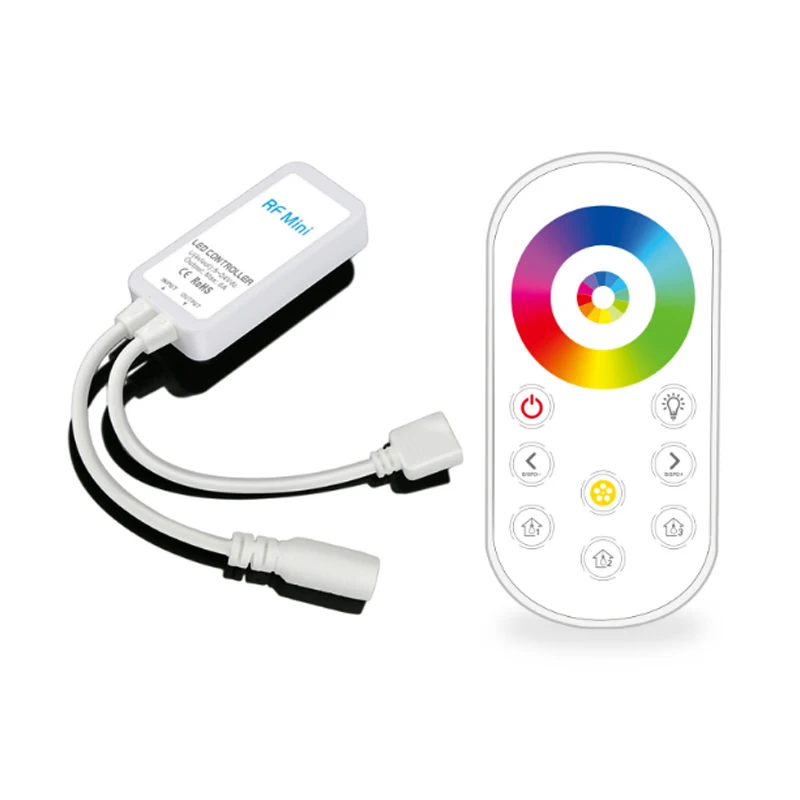 New RF Touch Controller DC 5-24V for Single Color CCT RGB RGBW RGBCW LED Strip Home Decor Project Smart LED Strip Controller