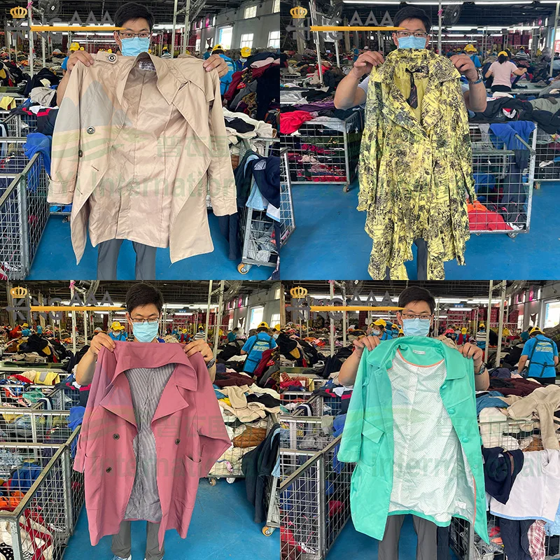 Spring Autumn Trench Windbreaker Overcoat Womens Clothing Used Clothes  Women Muslim Abaya Uk Bales London Containers From Canada