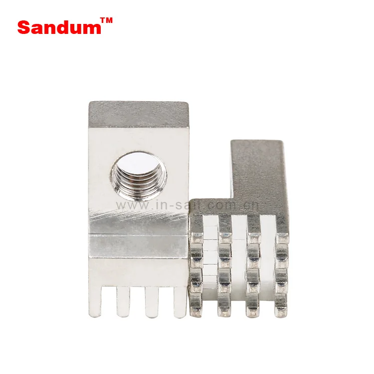 500A PCB Press Fit 90 Angle Power Thread Connector - Sandum