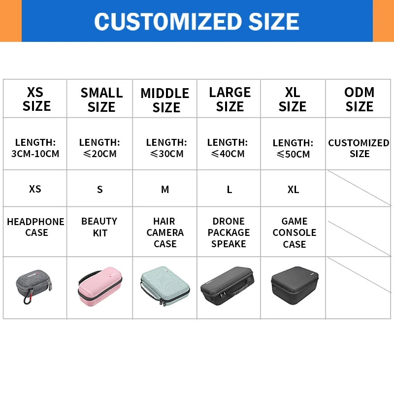 RLSOCO Custom Storage Bag Eva Table Tennis case Table Tennis Racket case Ping Pong Tool case