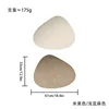 Sets de table triangulaires bicolores beige et lin clair
