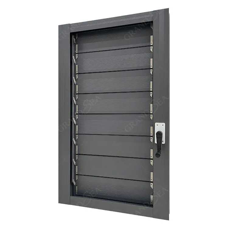 Modern Jalousie Window Glass Prices Aluminum Frame Adjustable Glass Louver Windows Aluminium Louvre Shutter Window