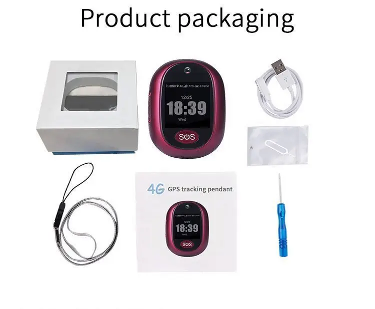 4G Fall Detection Alarm Gps Tracker Spy Human Gsm Chip Personal Bracelet V45 Watch 3G Mini With Sos System Kids Adult