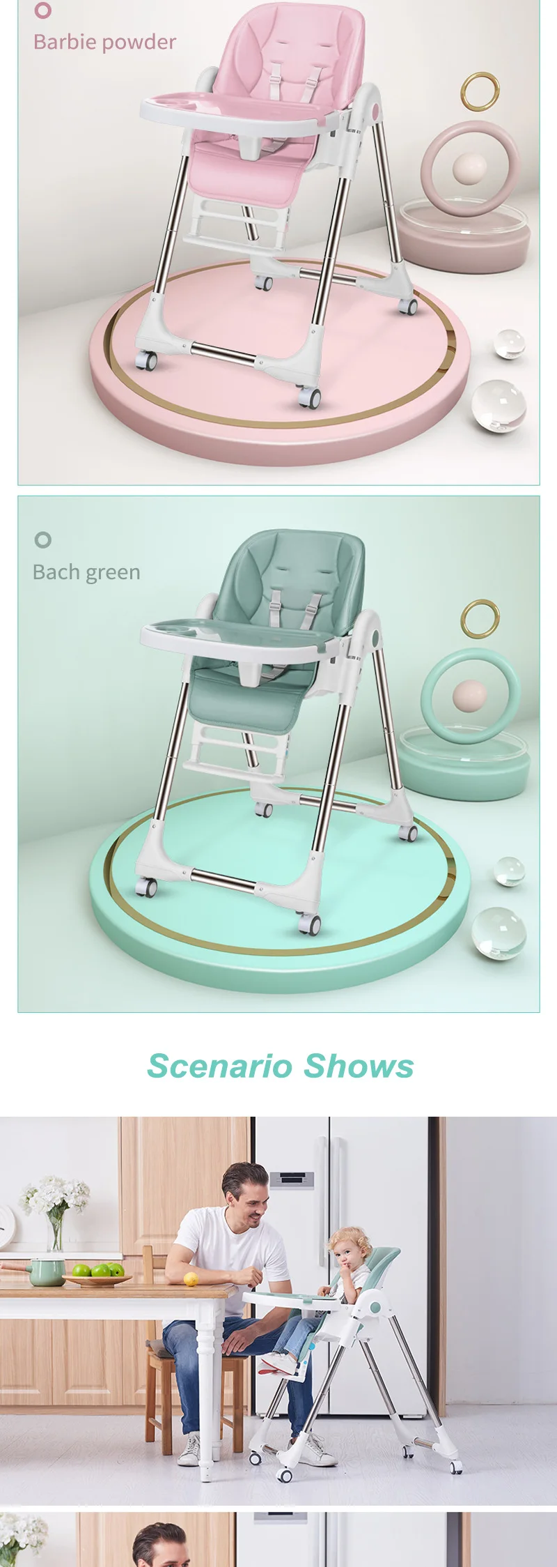 Kiddie Price Portable Multi-function 3-in-1 Acrylic Foldable Safety Dining Adult Plastic Chair for Bathroom Use factory