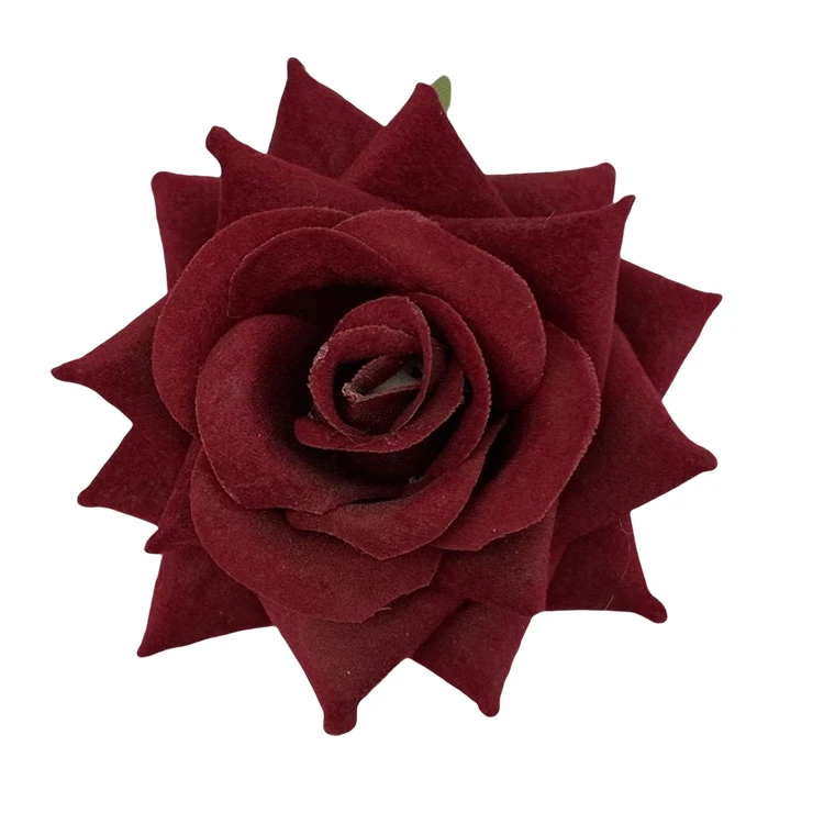 Artificial Flower Centerpiece Wedding Flowers Decorative A Suede Small Horn Rose