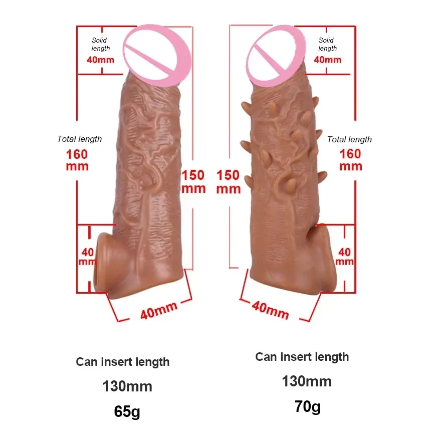 Reusable Washable Skyn Condoms 6 Inch Delay Ejaculating Penis Enlargement Dragon Silicone Condom for Man Timing Sex Toy