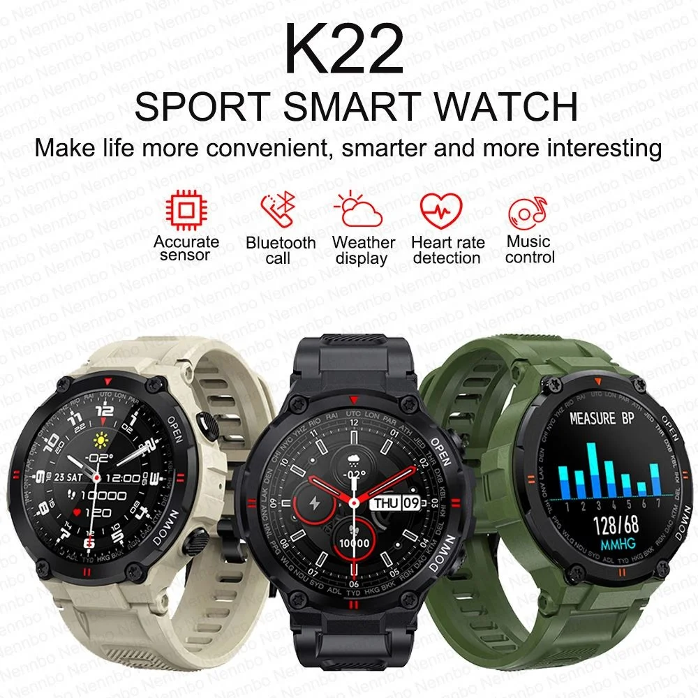 2022 K22 Direct Factory Phone Call Inteligente Reloj Digital Android Smart Watch Smartwatches for Men Smart Watch Mobile Phones