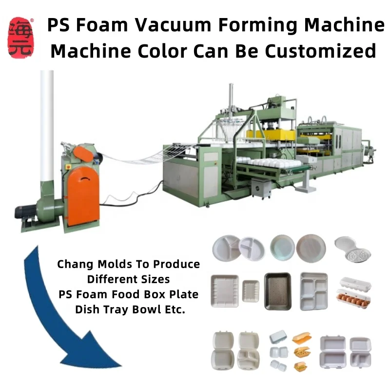 New Automatic Foam Disposable Lunch Box Making Machine