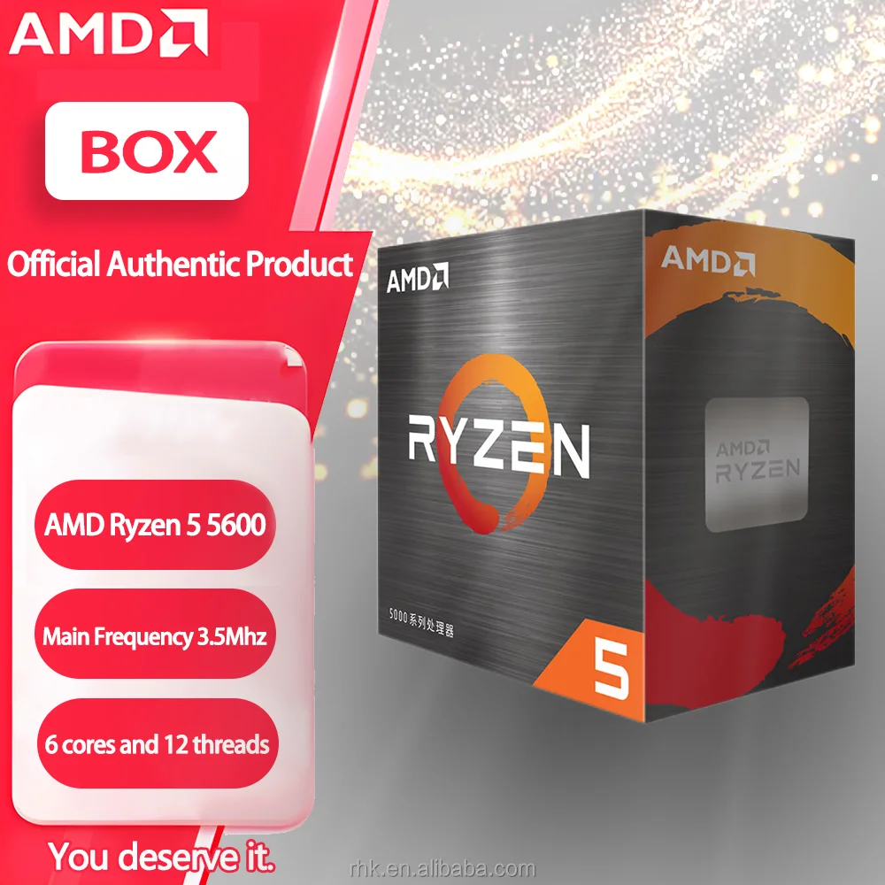 新品未使用 Amd Ryzen 5 R5 5600 (BOX 無) AMD AMD Ryzen 5 5600 BOX 価格比較 - 価格.com