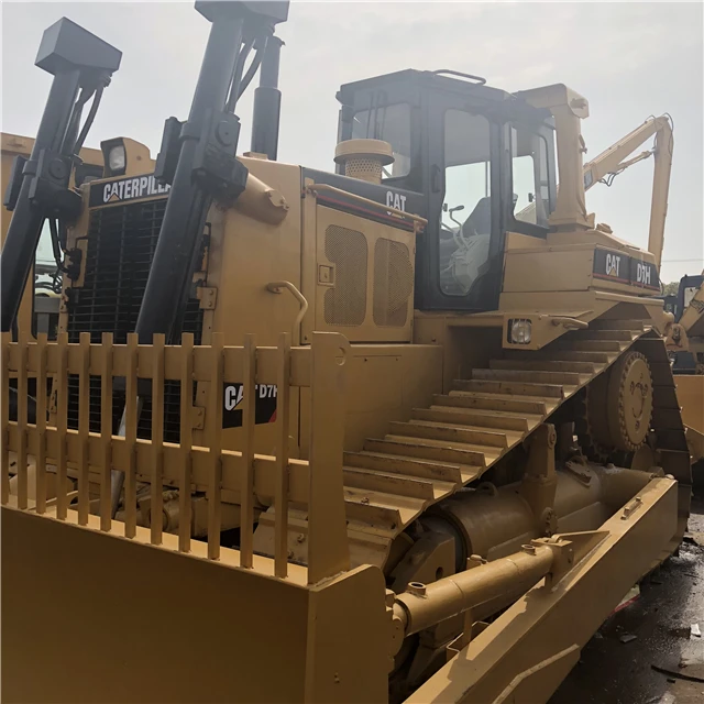 Used Caterpillar D7H D7G D8R D7R D9R D6H Bulldozer with Mitsubishi Engine Low Price Used Crawler Dozer for Sale