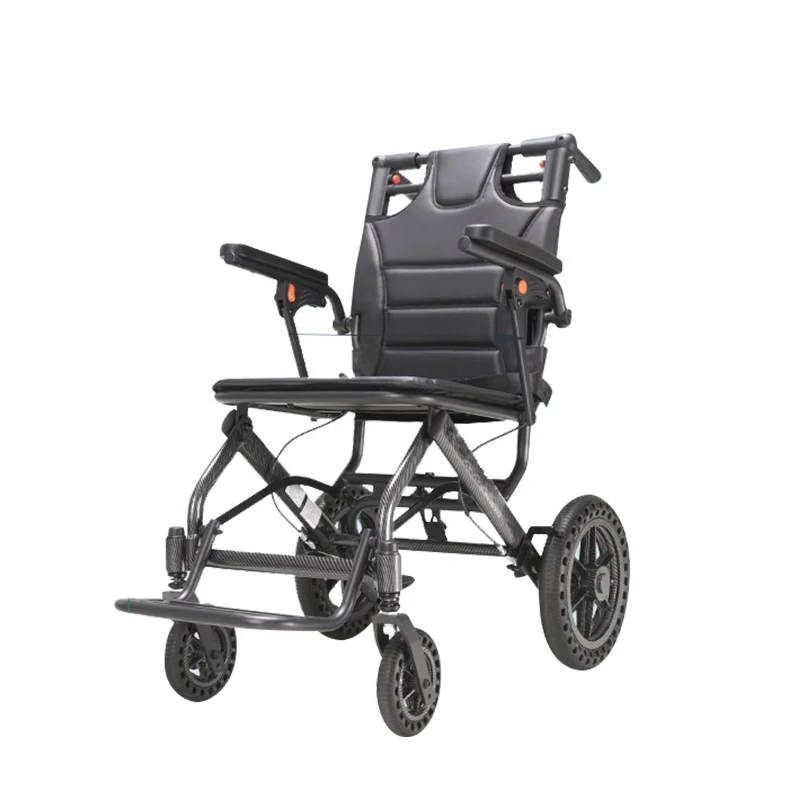 Foldable Traveling Electric Folding Powerful Wheelchair Portable Lightweight Dual Controller wheelchair electric powerchairs factory