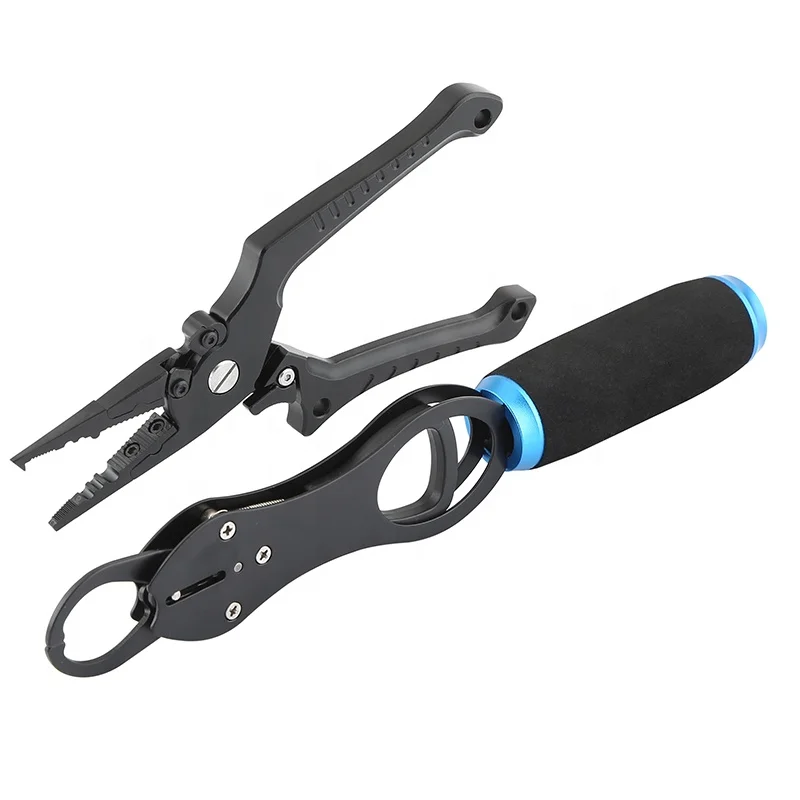 High Quality Aluminium Fishing Pliers Tool Set Fish Grip Accessories Kit For Fishing Catching Fish For Outdoor Sport