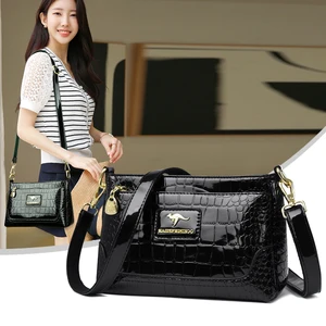 Hot Sale square Shoulder Bags Woman's Popular Small Bucket Hand Bags Females Fashion Scarf Purses for Lady