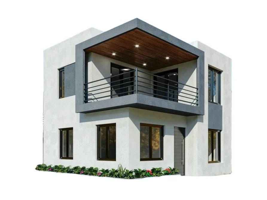 2024 New Design Light Steel Structure Prefabricated Luxury  Prefab House House Prefabricated Homes Villas