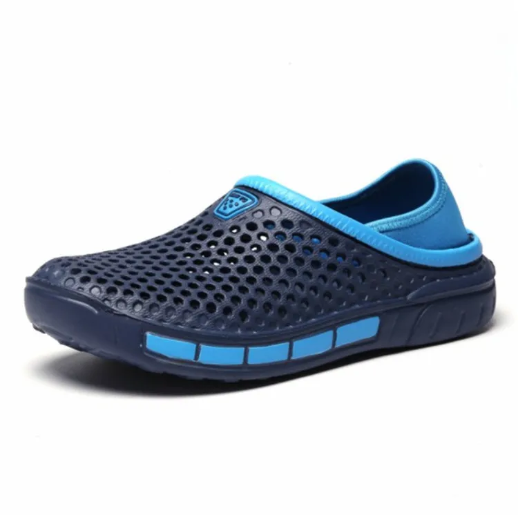 Модные удобные тапочки унисекс с отверстиями для пещер, Мужская мягкая повседневная обувь, женская дышащая прогулочная обувь