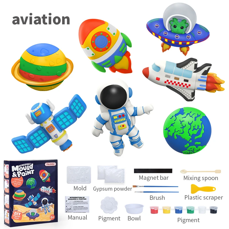 Hot Sales Children's Educational Toy Diy Mold Plaster Diy Kids ...