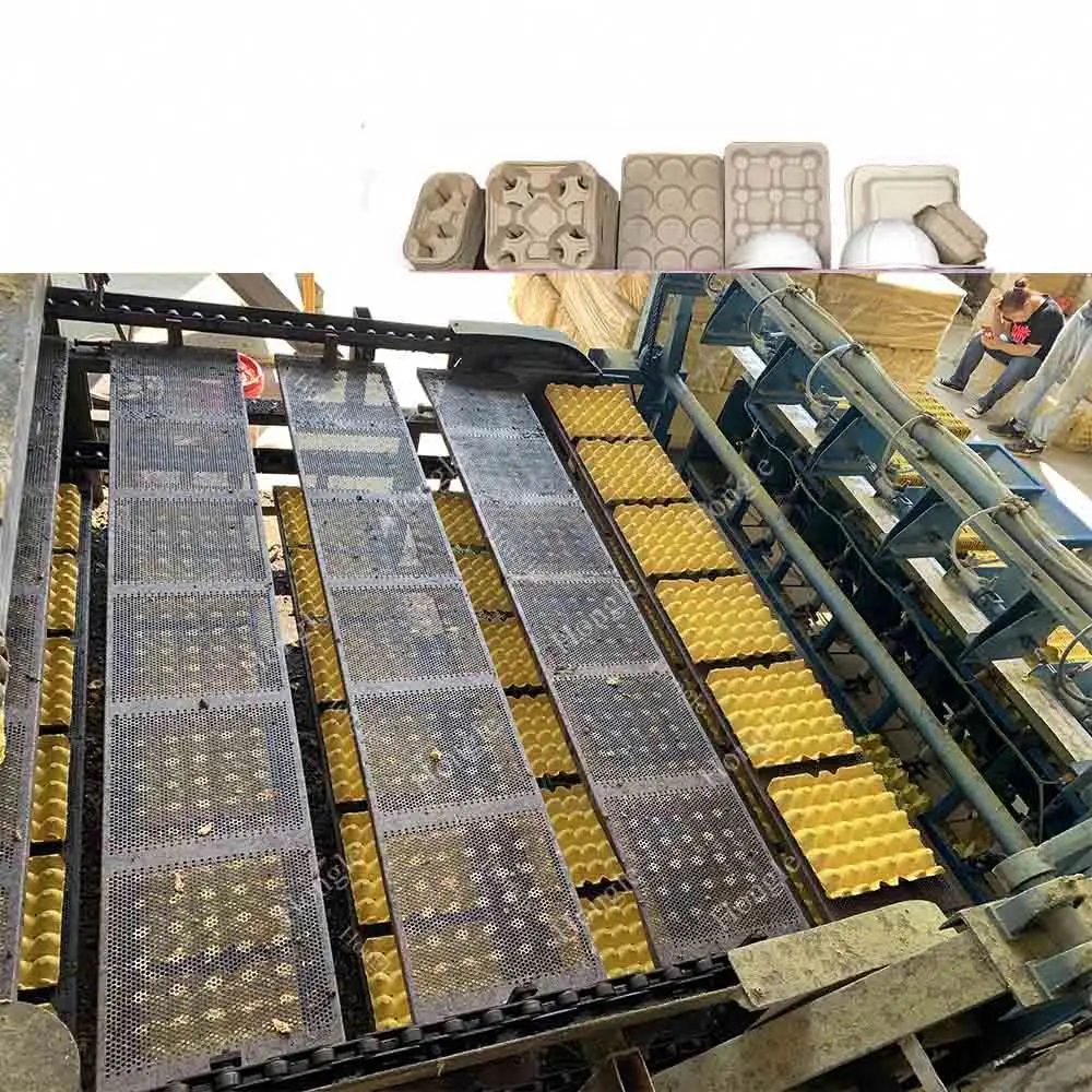 Multifunctional Eggs Packaging Boxes Carton Mini Chicken Pallet Paper Egg Tray Making Machine