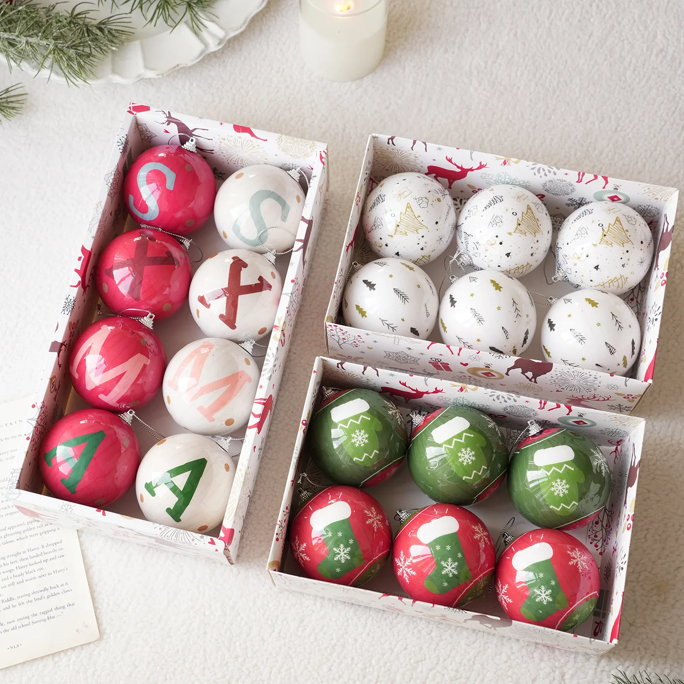 כדורים לכריסמ스 מפוח