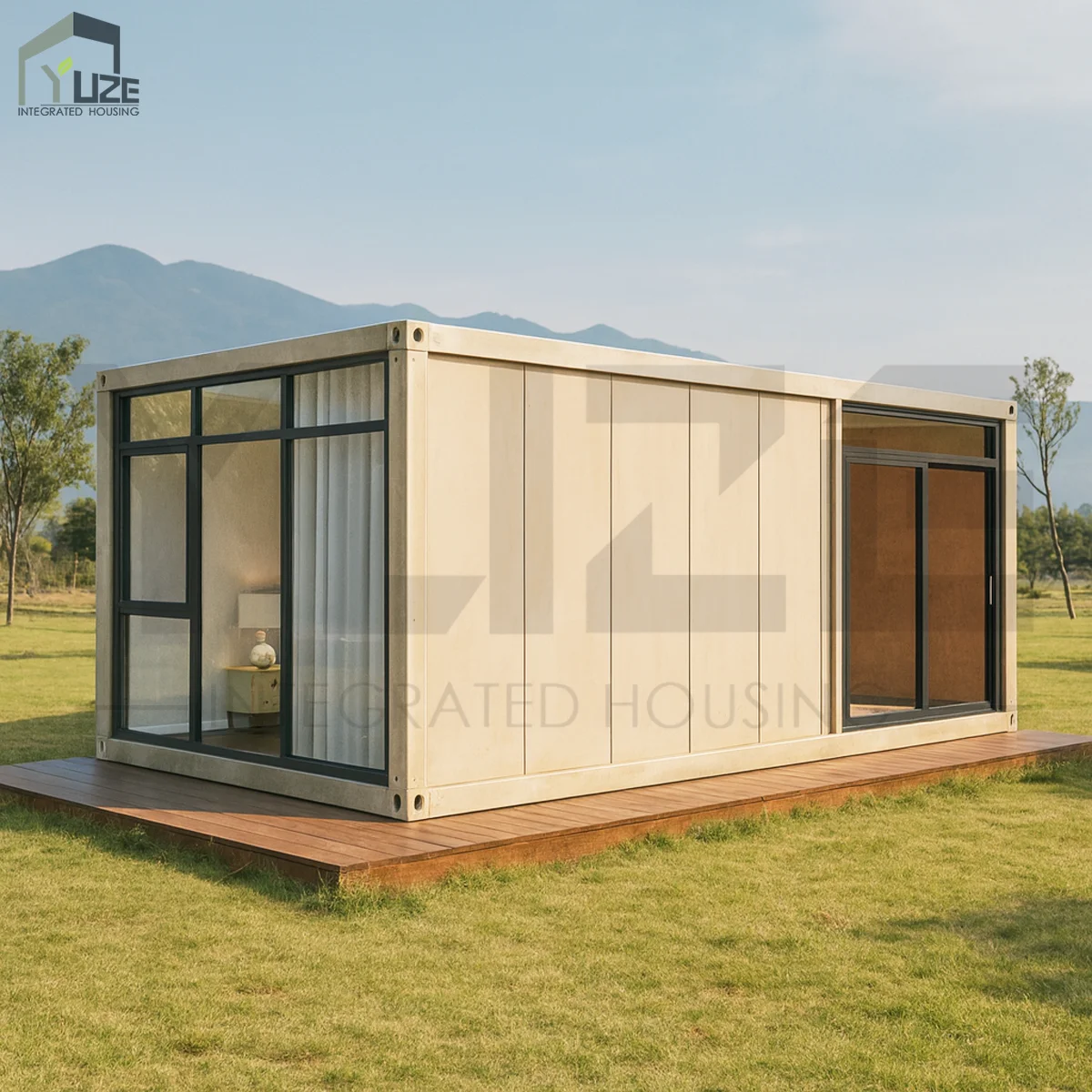 20ft 40ft Steel Frame Quick Assembly Prefabricated House Flat Pack Container Tiny Home to Live in