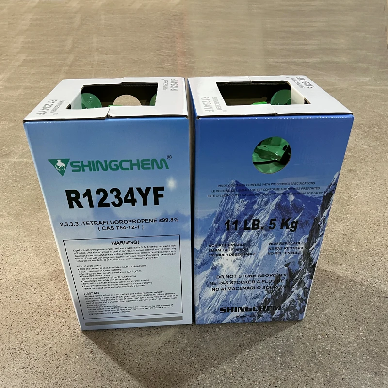 SHINGCHEM R1234yf Refrigerant Gas Refillable Cylinders High Purity Gas China Factory Supplier