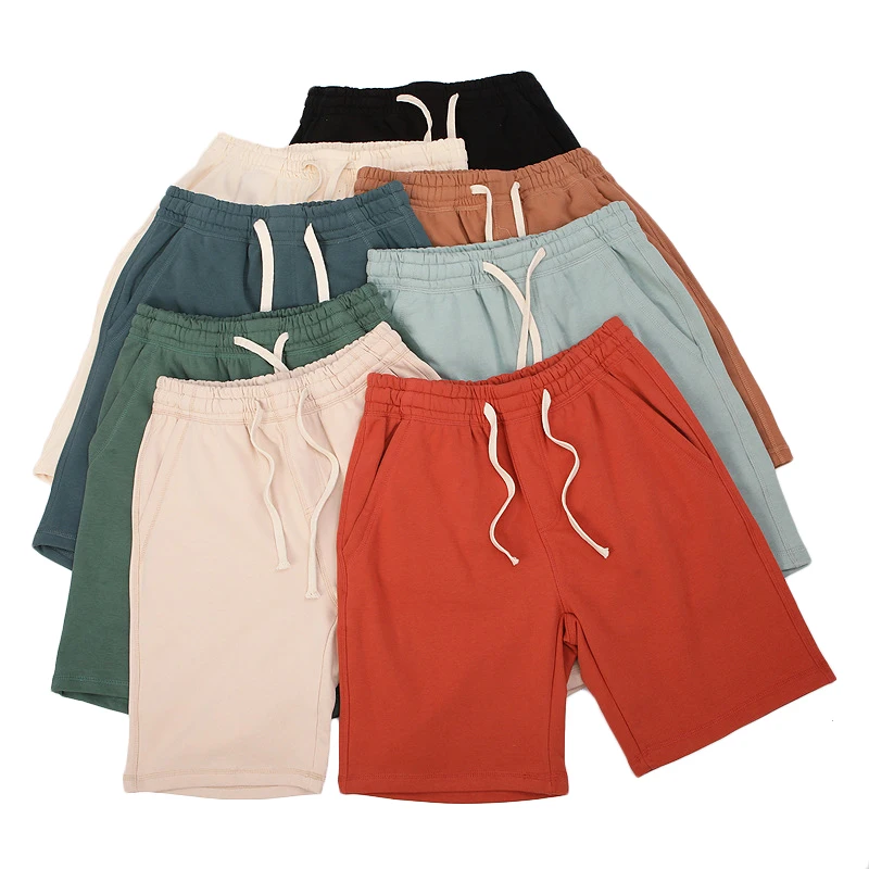 100% Cotton Shorts for Men - High Quality French Terry