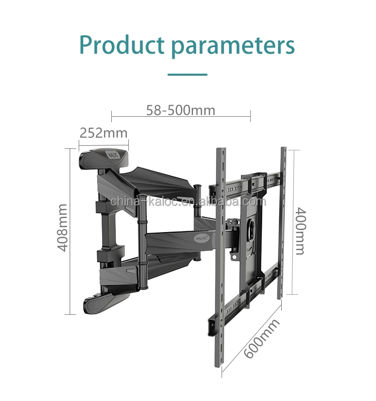 テレビ KALOC model H8 Kaloc KLC-H8 TV Wall Mount - Versatile Full Motion Bracket