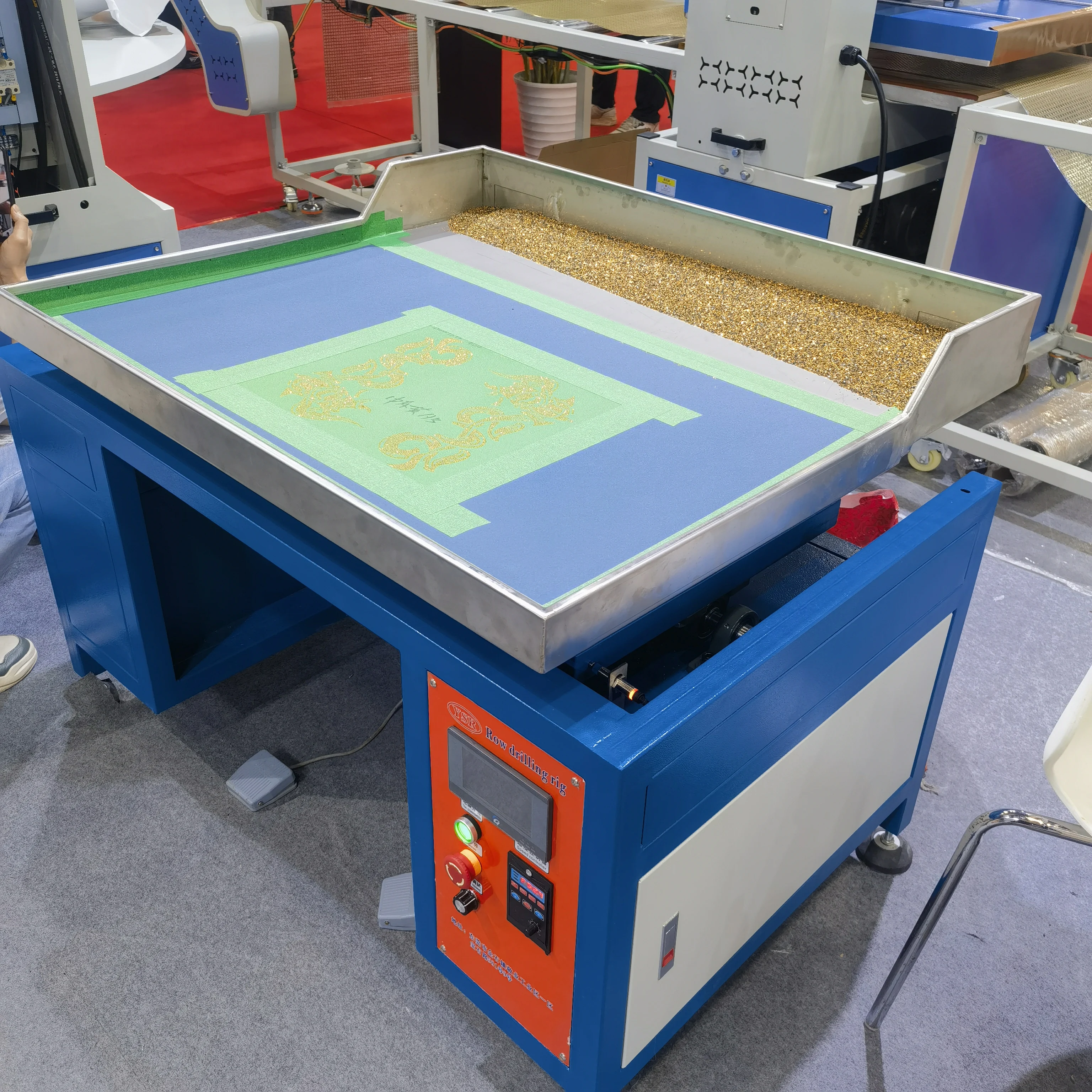 Rhinestone Machine Hotfix Transfer Automatic Press Heat Paperless Printing Long Fabrics Embroidery Cams Engraver Machinery supplier