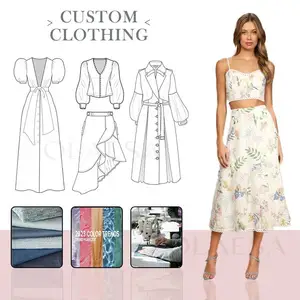 Manufacturers Custom OEM High Quality Apparel Verified China Suppliers Cut Sew Design Women Linen Shirt Cotton Shirt Factory