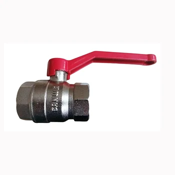 3/4inches Screw Thread Two Piece Zinc Alloy Three Doll Ball Valve