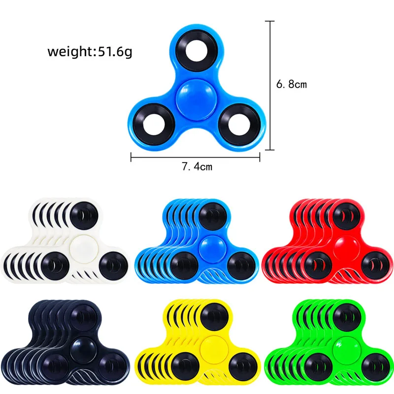 Factory Direct Sale Fidget Spinners Custom 3d Cartoon Logo Promotion Cheap Plastic Metal Finger Flying Fidget Spinner