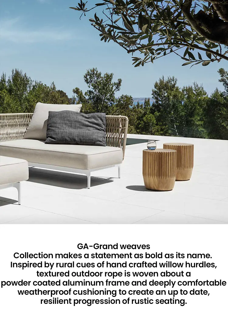 Outdoor Furniture Modern Style Garden Patio Leisure Solid Teak Wood