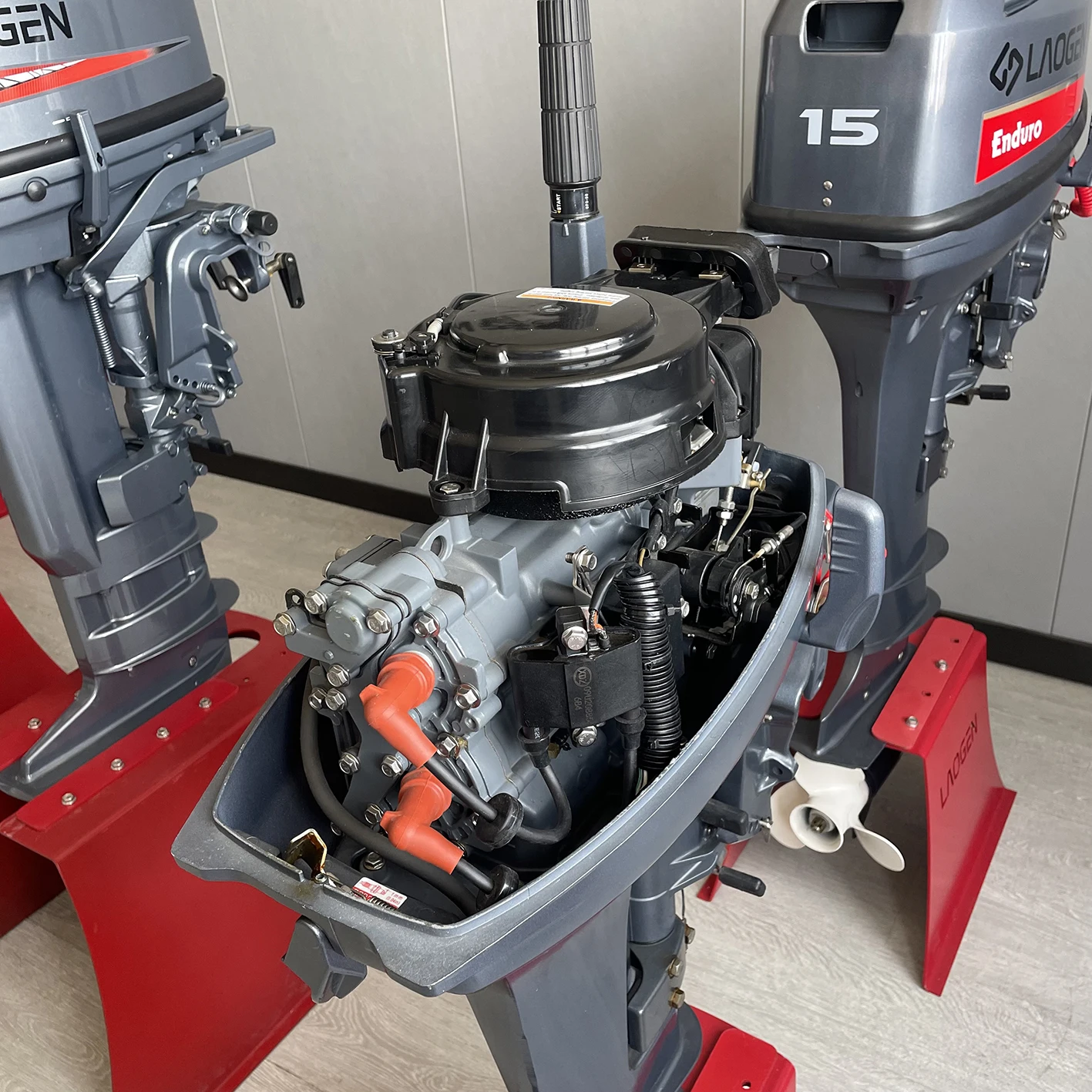 老根エンデューロ15馬力船外機 新品同様 9.9 15馬力 2ストローク 6B4 