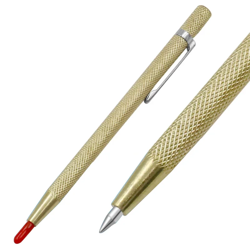 Stylo Scribe En Carbure - Pointe Pointue Pour Gravure, Bricolage, Artisanat - Corps Filé (Neuf Sous Emballage)